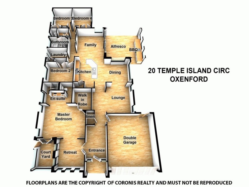 20 Temple Island Cct, Oxenford QLD 4210 Floorplan