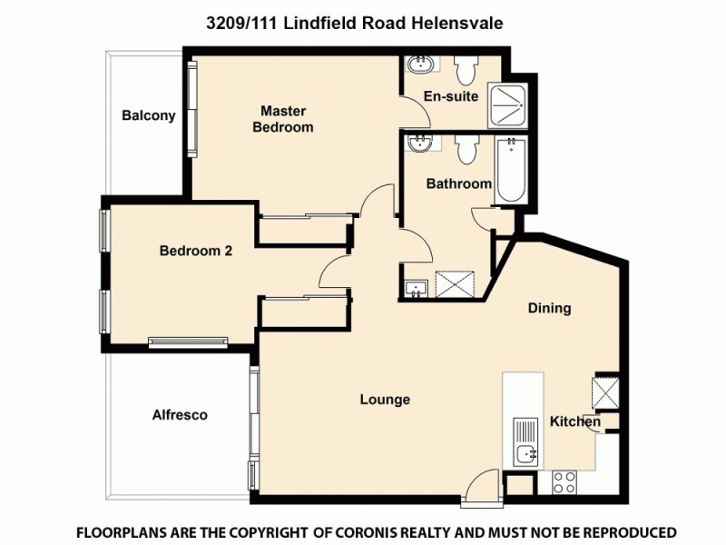 3209/111 Lindfield Road, Helensvale QLD 4212 Floorplan