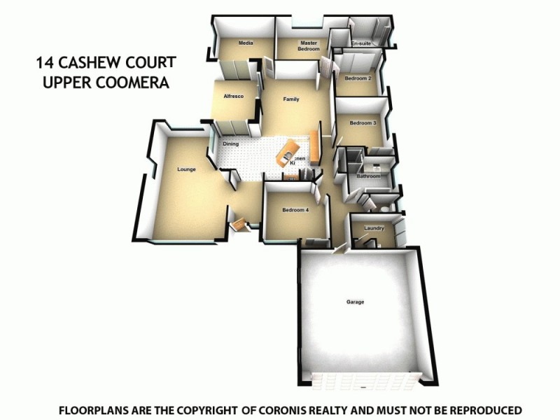 14 Cashew Court, Upper Coomera QLD 4209 Floorplan