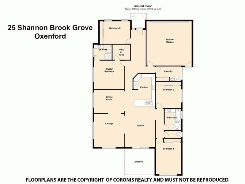 25 Shannonbrook Grove, Oxenford QLD 4210 Floorplan
