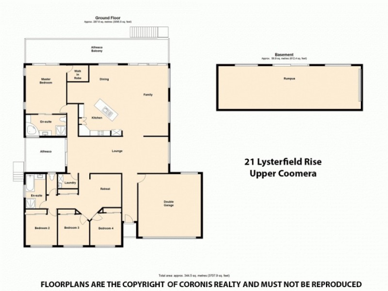 21 Lysterfield Rise, Upper Coomera QLD 4209 Floorplan