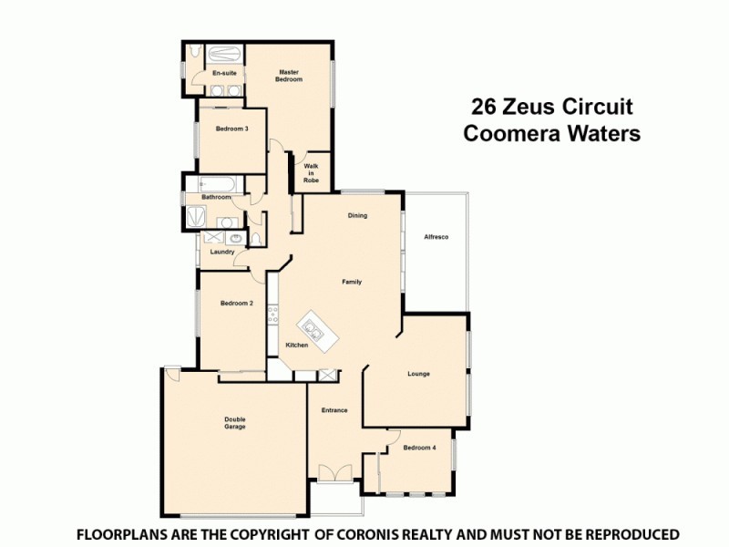 26 Zeus Circuit, Coomera Waters QLD 4209 Floorplan