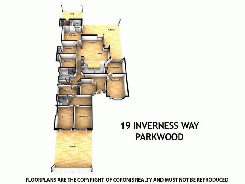 19 Inverness Way, Parkwood QLD 4214 Floorplan