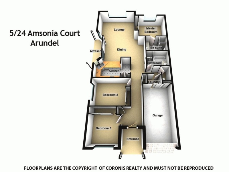 5/24 Amsonia Court, Arundel QLD 4214 Floorplan