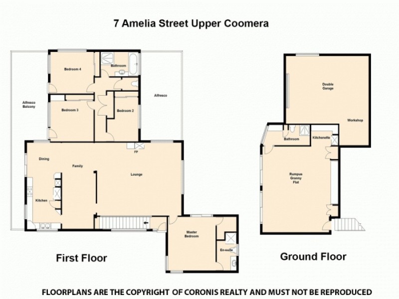 7 Amelia Street, Upper Coomera QLD 4209 Floorplan