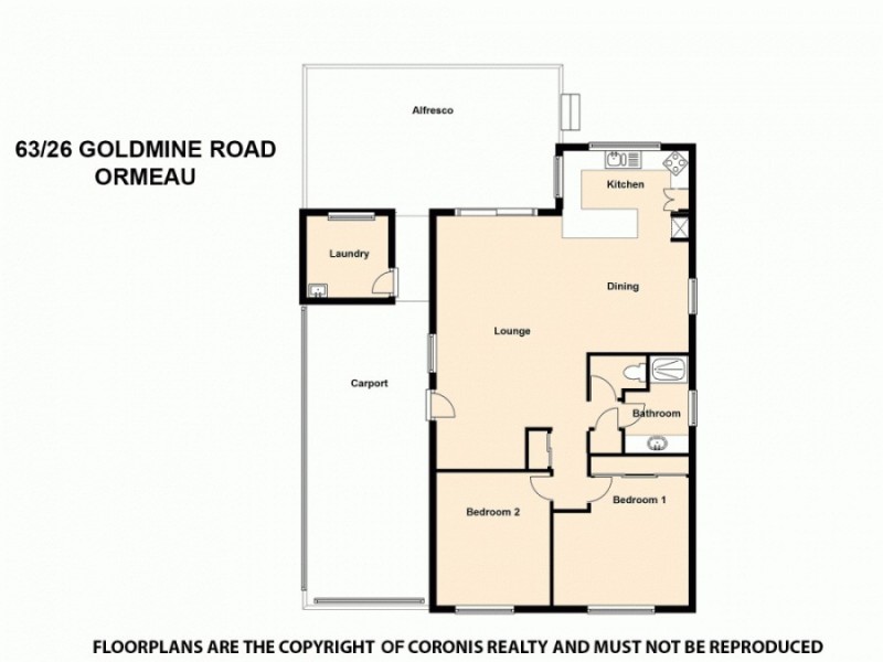 63/26 Goldmine Road, Ormeau QLD 4208 Floorplan