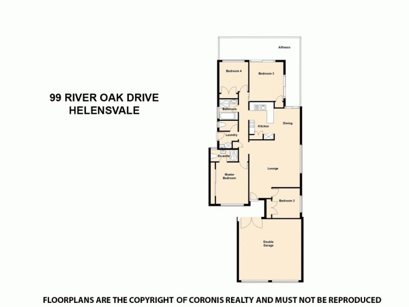 99 River Oak Drive, Helensvale QLD 4212 Floorplan