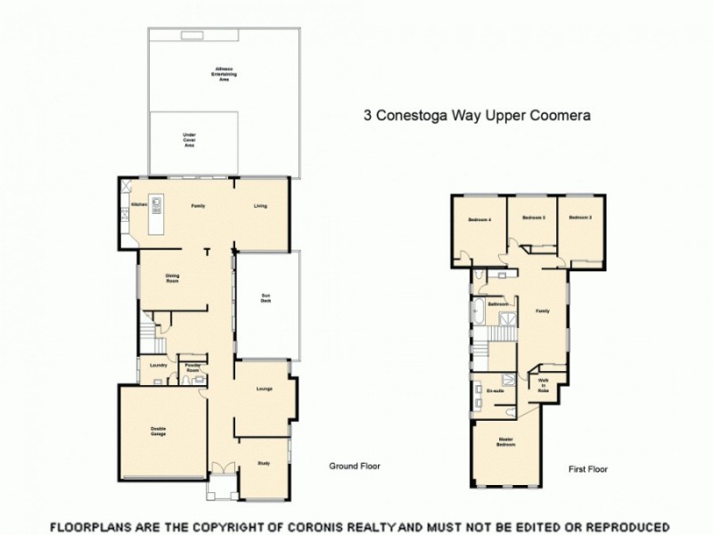 3 Conestoga Way, Upper Coomera QLD 4209 Floorplan