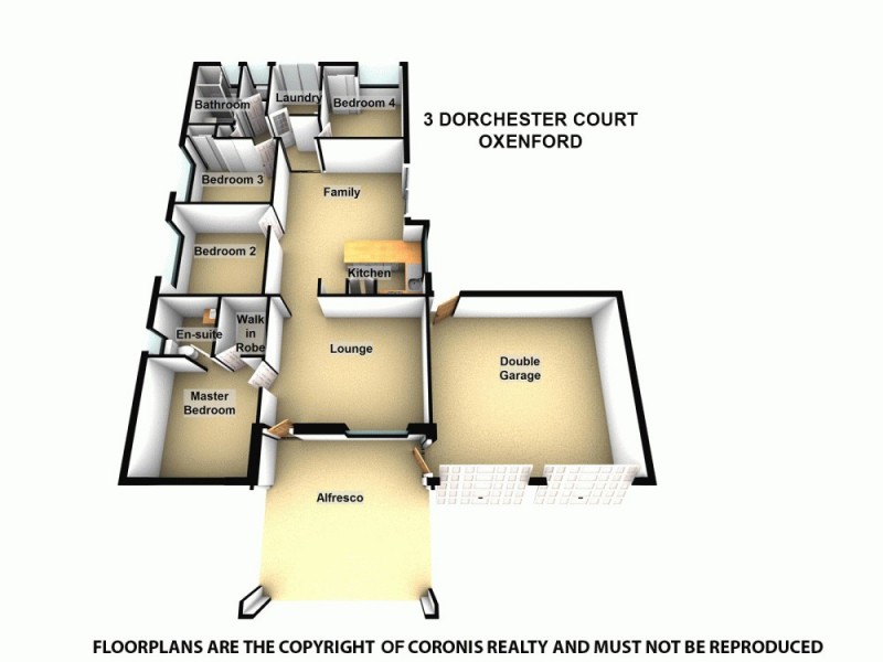 3 Dorchester Court, Oxenford QLD 4210 Floorplan