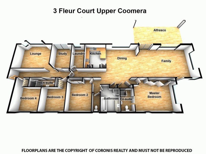 3 Fleur Court, Upper Coomera QLD 4209 Floorplan
