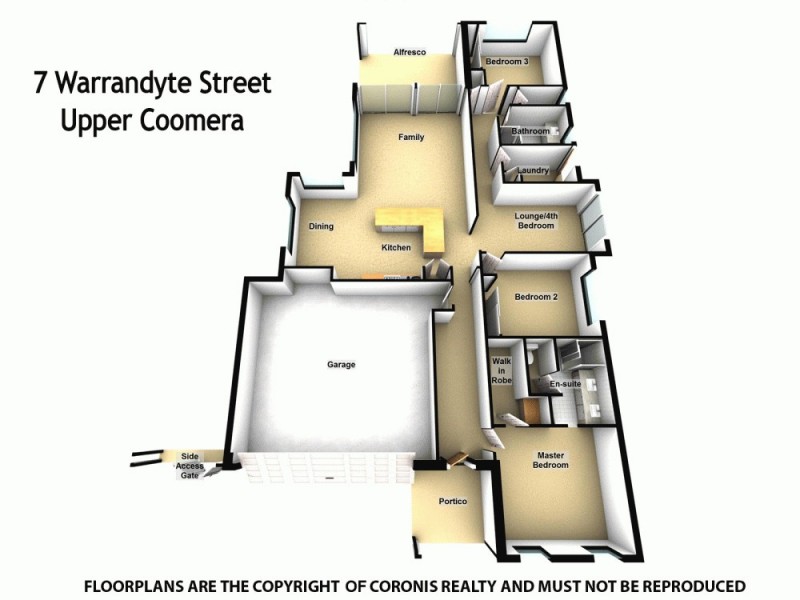 7 Warrandyte Street, Upper Coomera QLD 4209 Floorplan