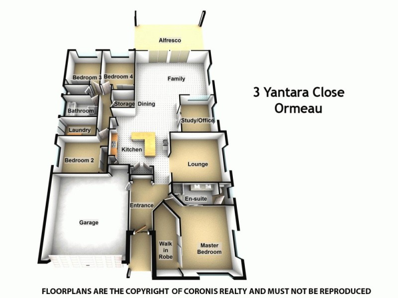 3 Yantara Close, Ormeau QLD 4208 Floorplan