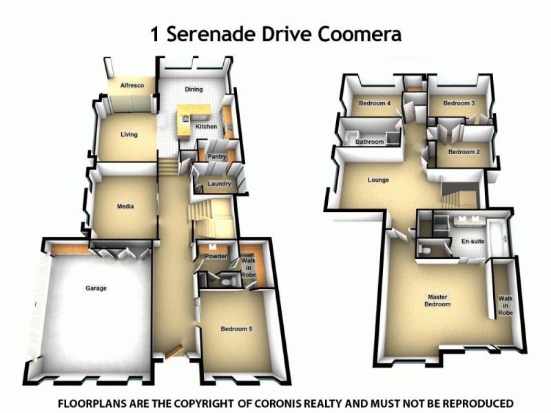 1 Serenade Drive, Coomera Waters QLD 4209 Floorplan