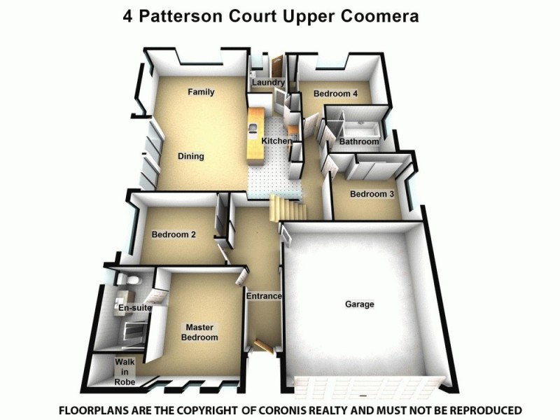 4 Patterson Court, Upper Coomera QLD 4209 Floorplan