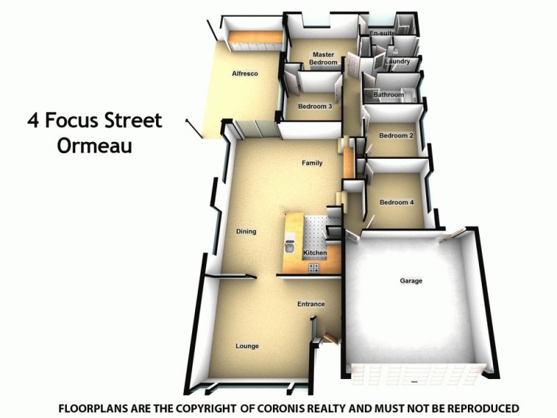 4 Focus Street, Ormeau QLD 4208 Floorplan