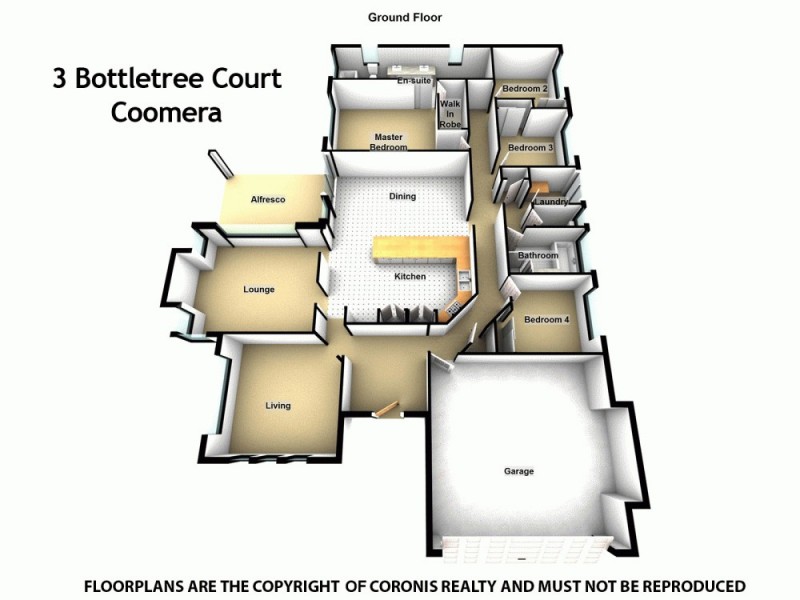 3 Bottletree Court, Coomera QLD 4209 Floorplan