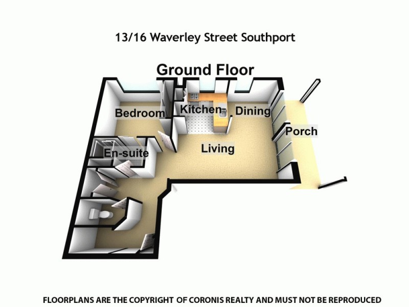13/16 Waverley Street, Southport QLD 4215 Floorplan