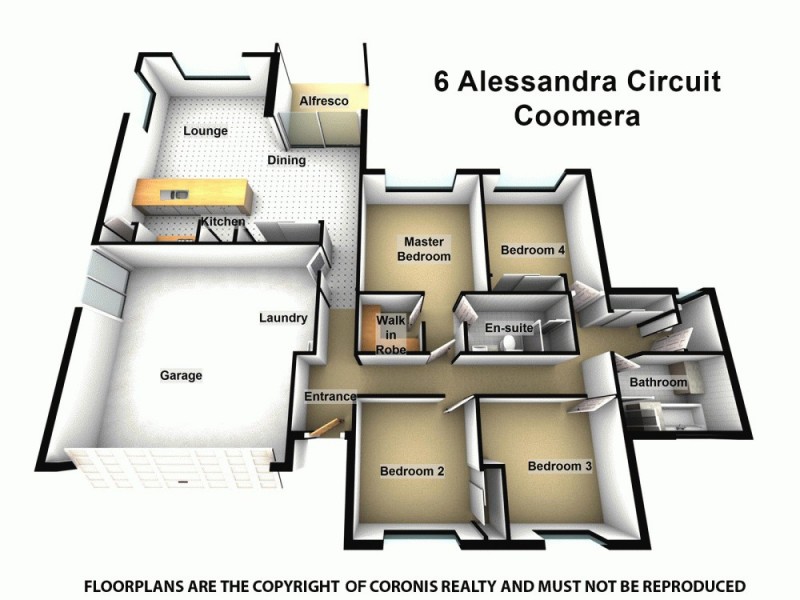 6 Alessandra Circuit, Coomera QLD 4209 Floorplan