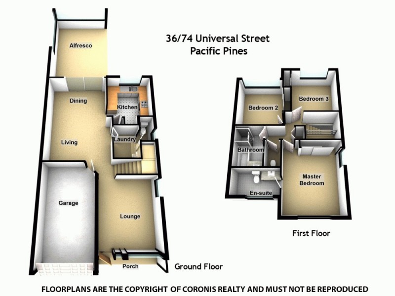 36/74 Universal Street, Pacific Pines QLD 4211 Floorplan