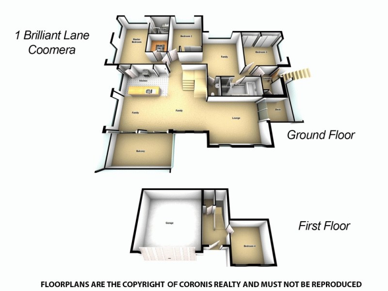 1 Brilliant Lane, Coomera Waters QLD 4209 Floorplan