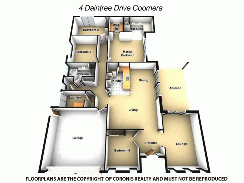 4 Daintree Drive, Coomera QLD 4209 Floorplan
