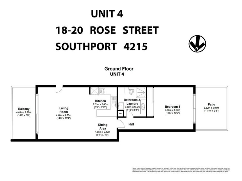 4/18-20 Rose Street, Southport QLD 4215 Floorplan