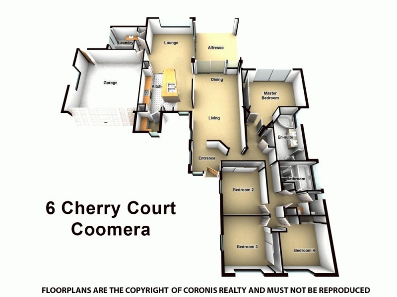 6 Cherry Court, Coomera QLD 4209 Floorplan