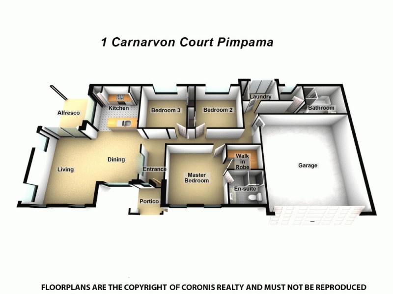 1 Carnarvon Court, Pimpama QLD 4209 Floorplan