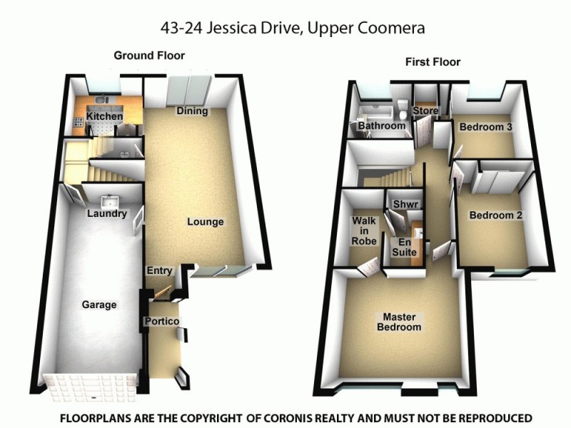 43/24 Jessica Drive, Upper Coomera QLD 4209 Floorplan