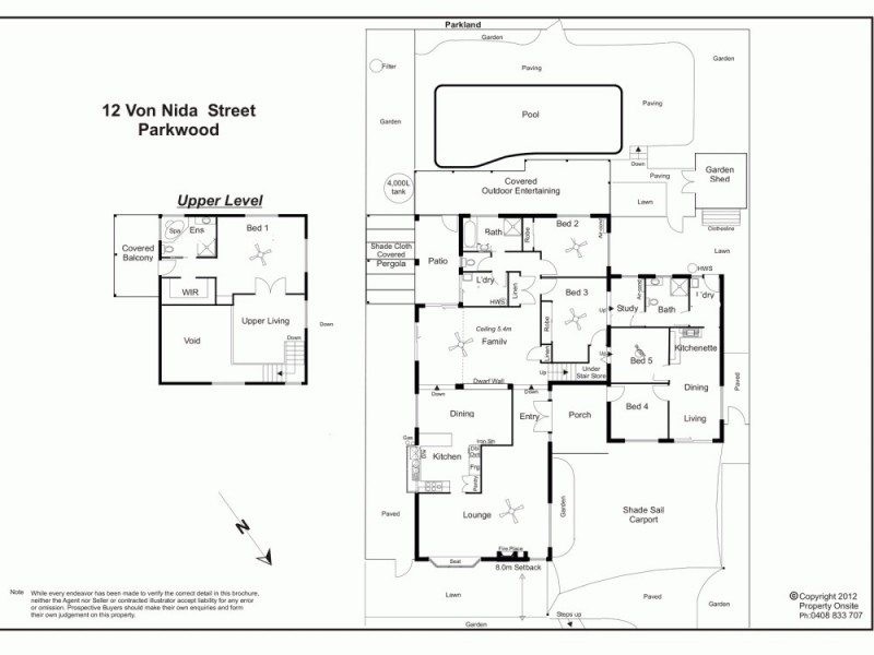 12 Von Nida Street, Parkwood QLD 4214 Floorplan