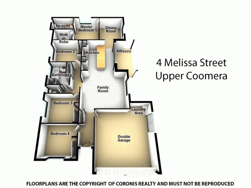 4 Melissa Street, Upper Coomera QLD 4209 Floorplan