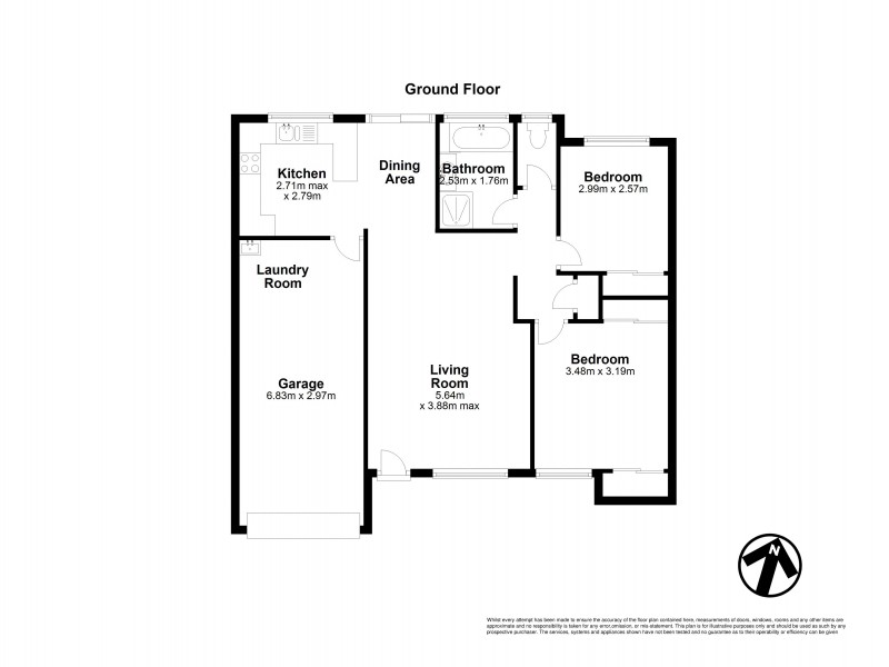 2/56 Village Way, Oxenford QLD 4210 Floorplan