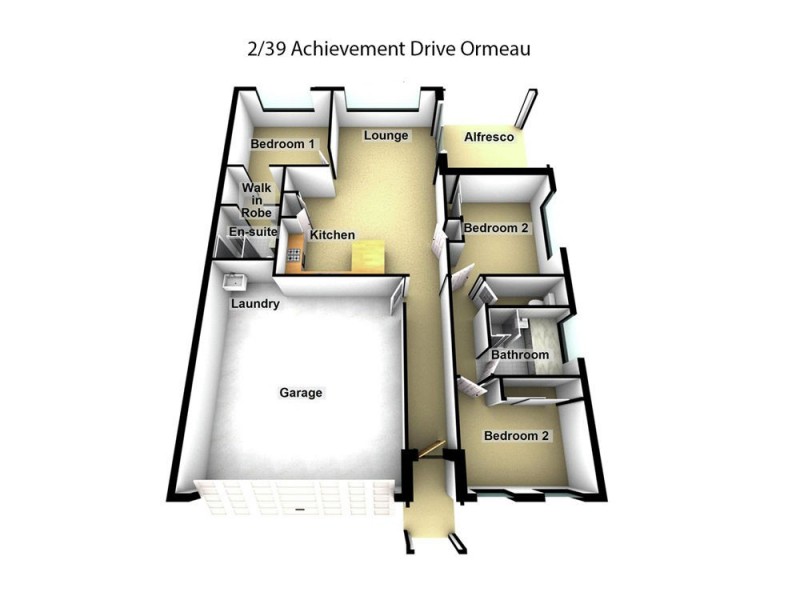 2/39 Achievement Drive, Ormeau QLD 4208 Floorplan