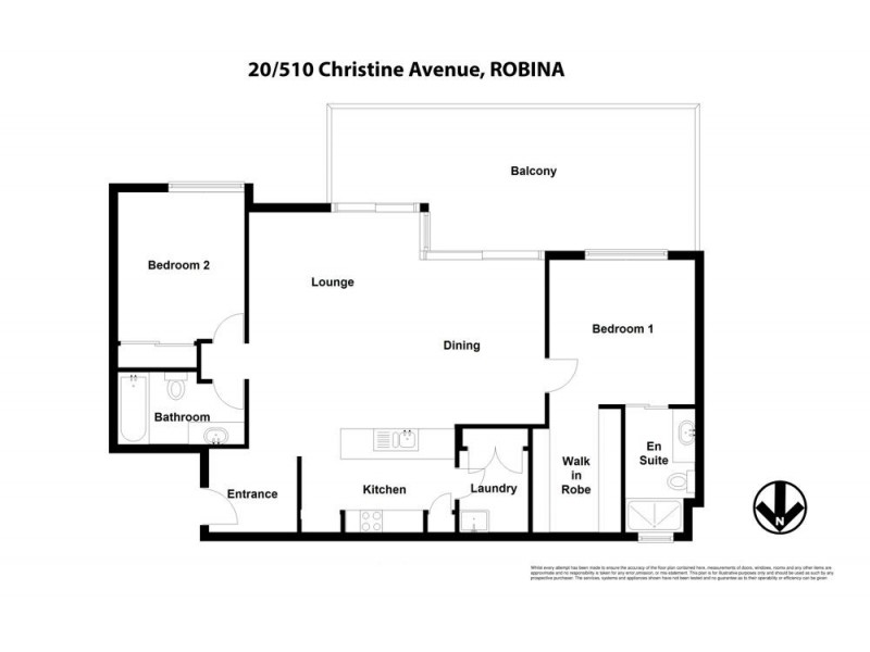 20/510 Christine Avenue, Robina QLD 4226 Floorplan