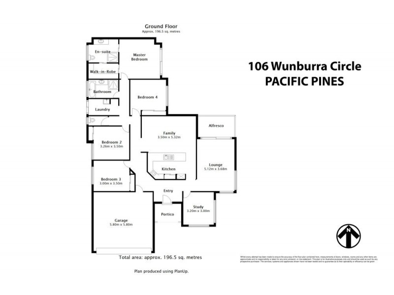 106 Wunburra Circle, Pacific Pines QLD 4211 Floorplan