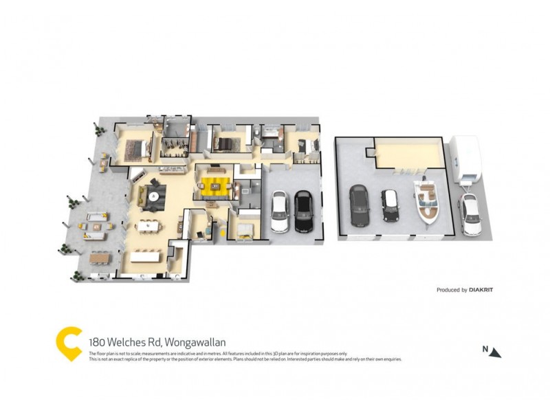 180 Welches Road, Wongawallan QLD 4210 Floorplan