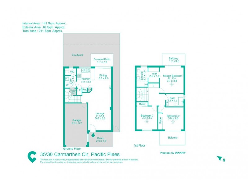 35/30 Carmarthen Circuit, Pacific Pines QLD 4211 Floorplan