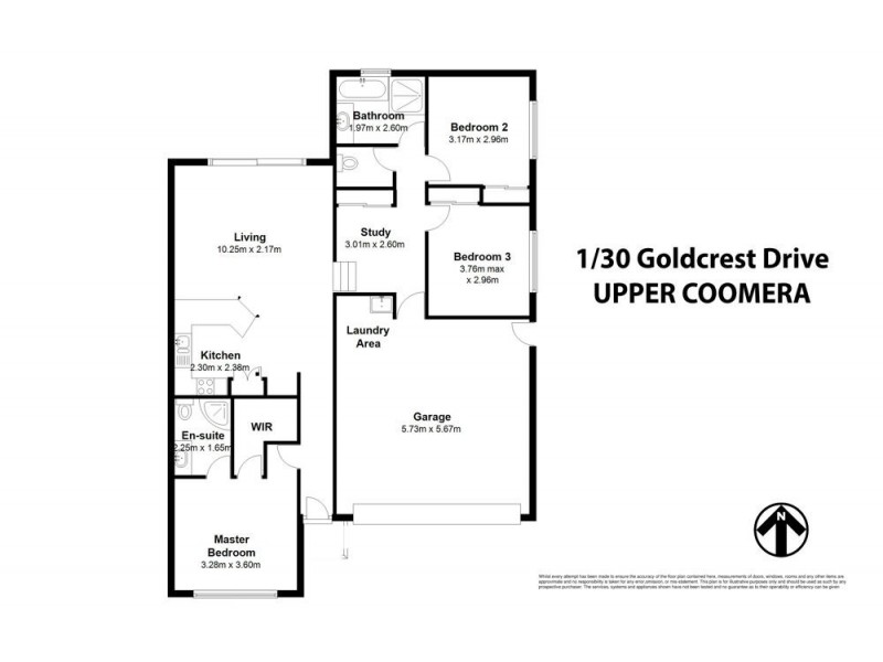 2/30 Goldcrest Drive, Upper Coomera QLD 4209 Floorplan