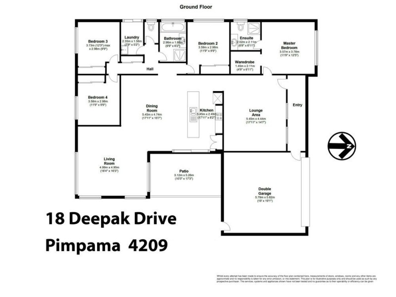 18 Deepak Drive, Pimpama QLD 4209 Floorplan