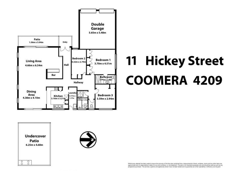 11 Hickey Street, Coomera QLD 4209 Floorplan