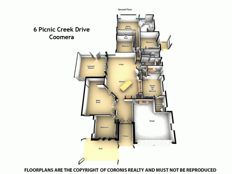 6 Picnic Creek Drive, Coomera QLD 4209 Floorplan