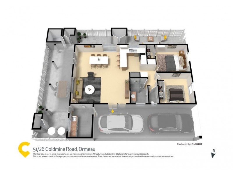51/26 Goldmine Road, Ormeau QLD 4208 Floorplan