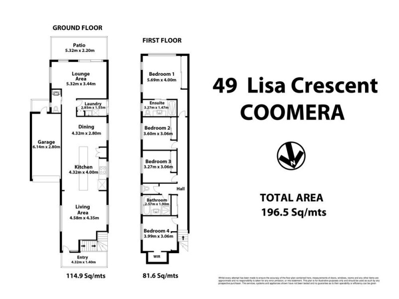 49 Lisa Crescent, Coomera QLD 4209 Floorplan