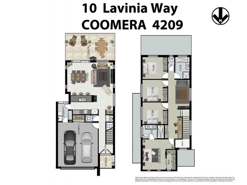 10 Lavinia Way, Coomera QLD 4209 Floorplan