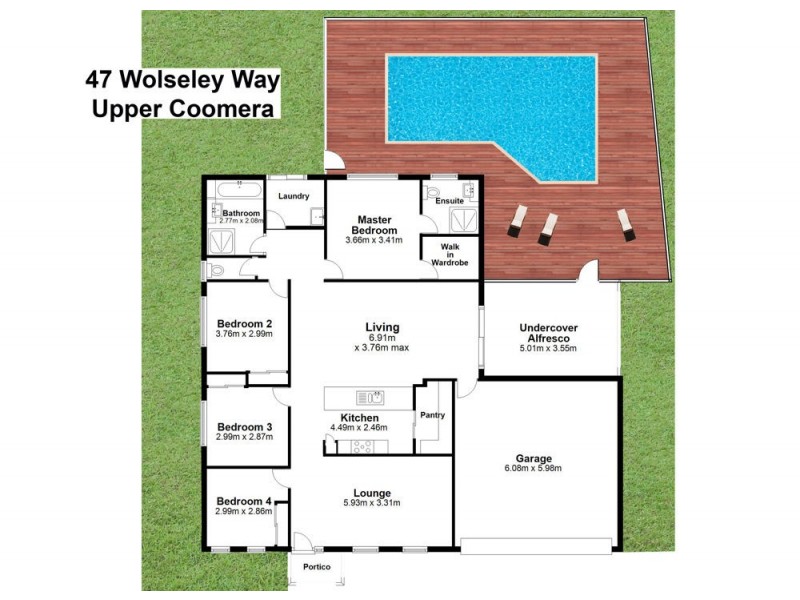 47 Wolseley Way, Upper Coomera QLD 4209 Floorplan