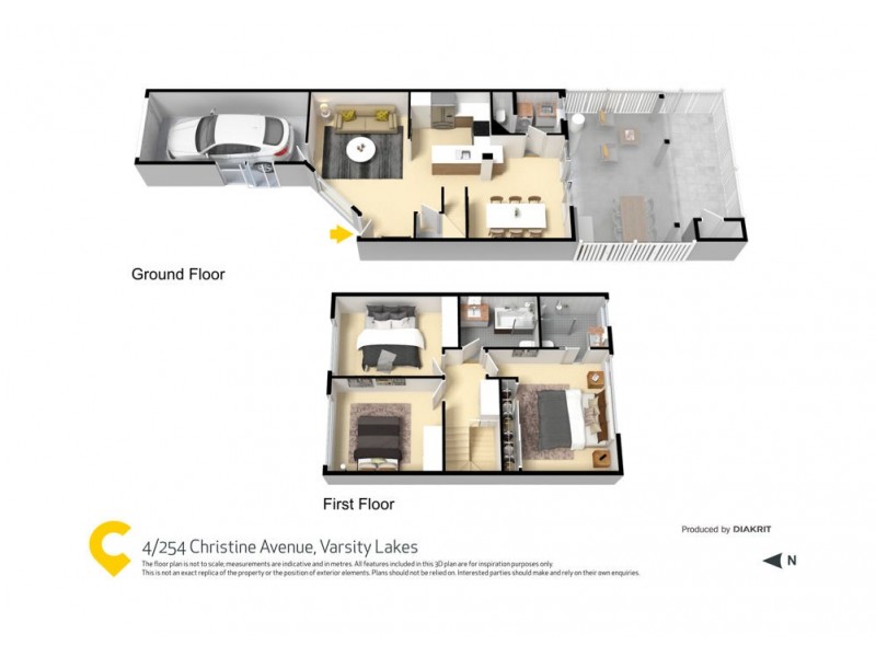 4/254 Christine Avenue, Varsity Lakes QLD 4227 Floorplan