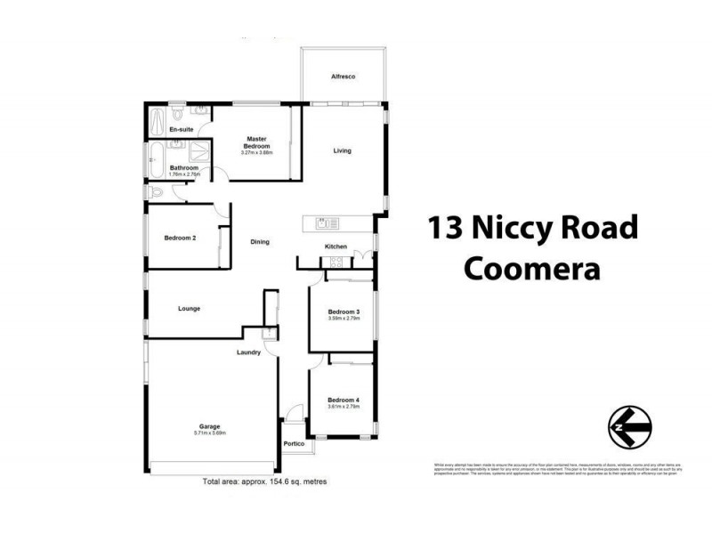 13 Niccy Road, Coomera QLD 4209 Floorplan
