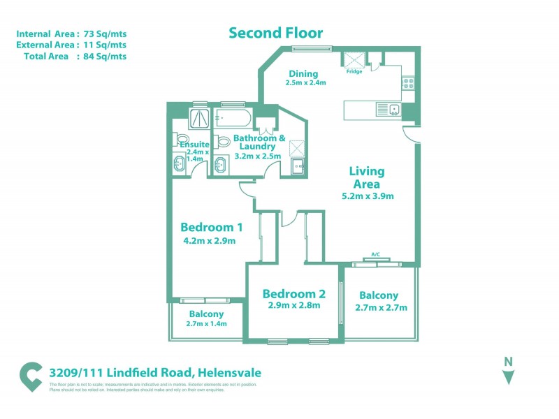 3209/111 Lindfield Road, Helensvale QLD 4212 Floorplan