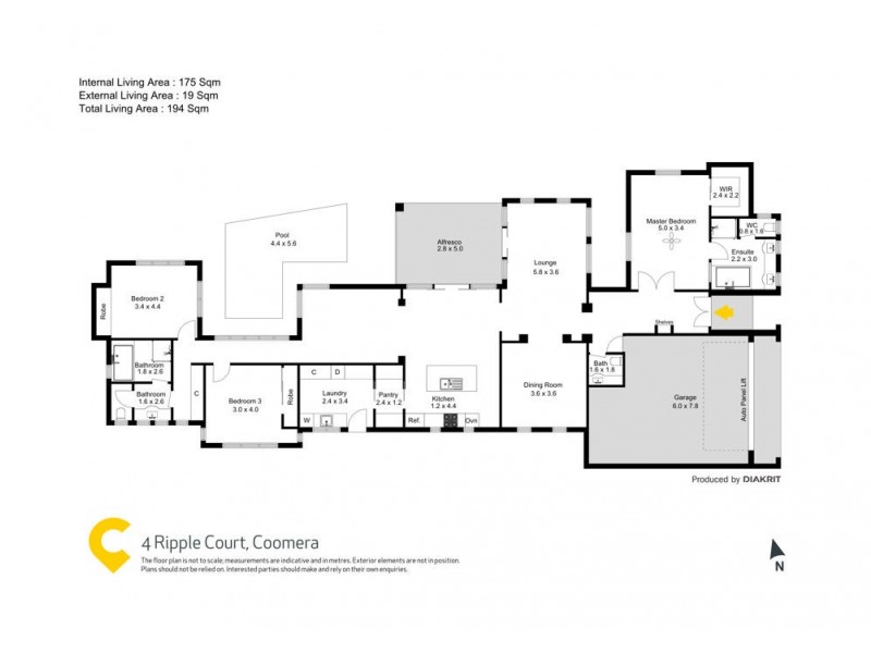 4 Ripple Court, Coomera Waters QLD 4209 Floorplan