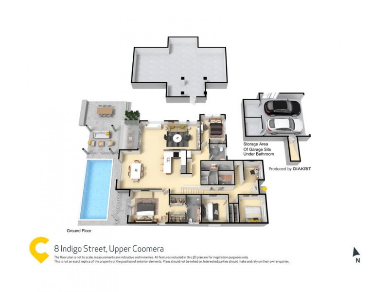 8 Indigo Street, Upper Coomera QLD 4209 Floorplan